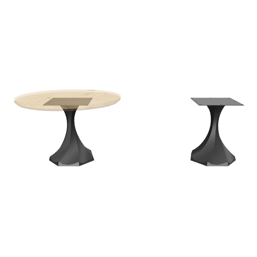 End Table Base 217 Lithe 20H Modern Tulip Design