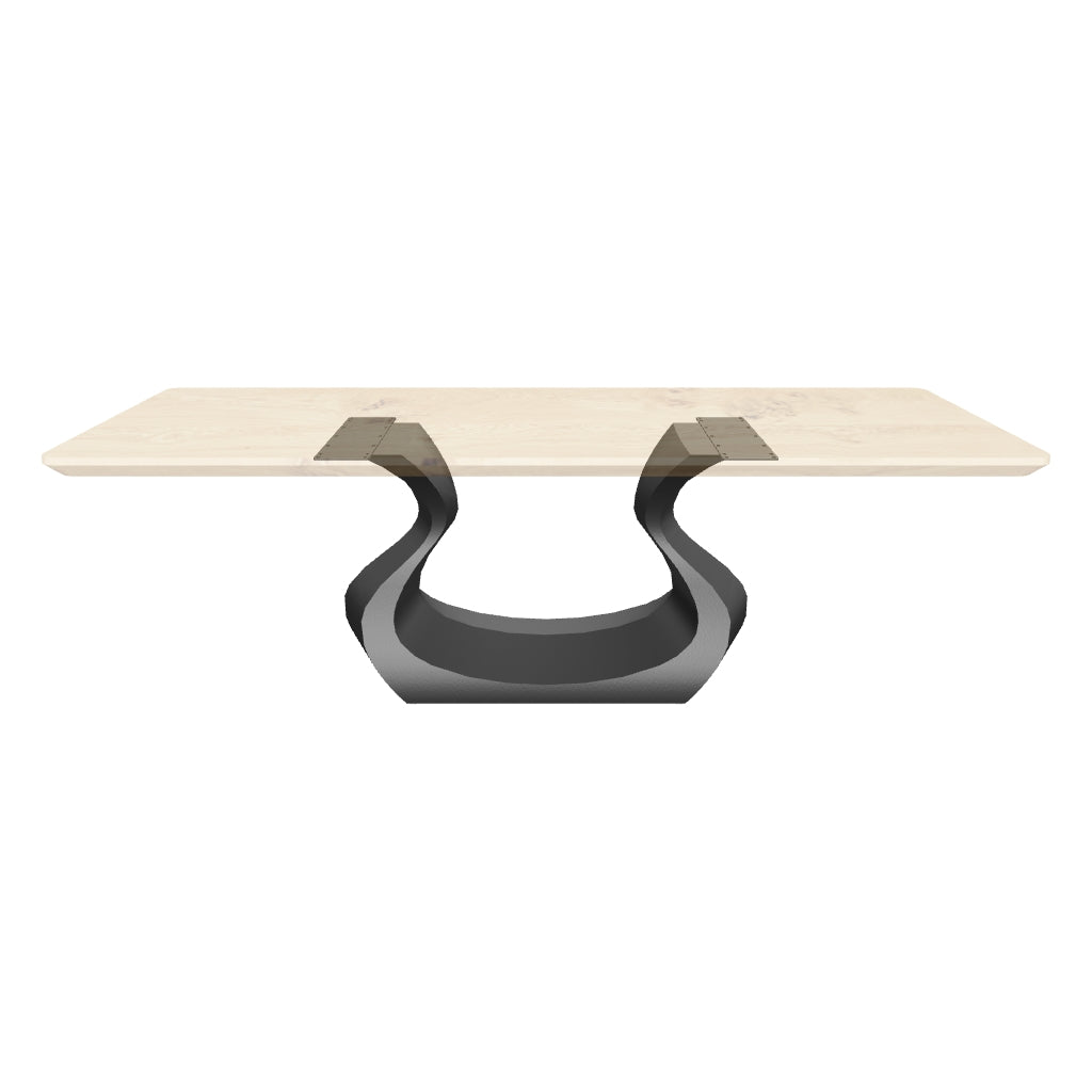 Table Base 301 Uilani 28H Metal Heavy Duty Furniture