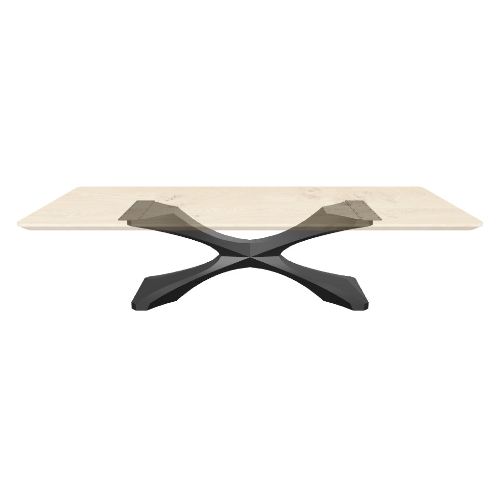 Table Base 306 Xerxes 28H Metal with X Shape Legs