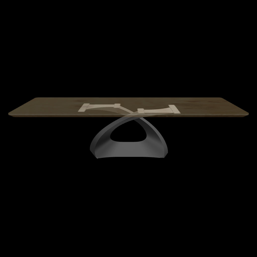 Metal Table Base - 307 Tulipe - 28H inch dining table base metal table base table legs mid century modern Mid Century round dining table furniture legs desk oval pedestal table Kitchen and Dining Pedestal Table Base home and living industrial and rustic style heavy duty
