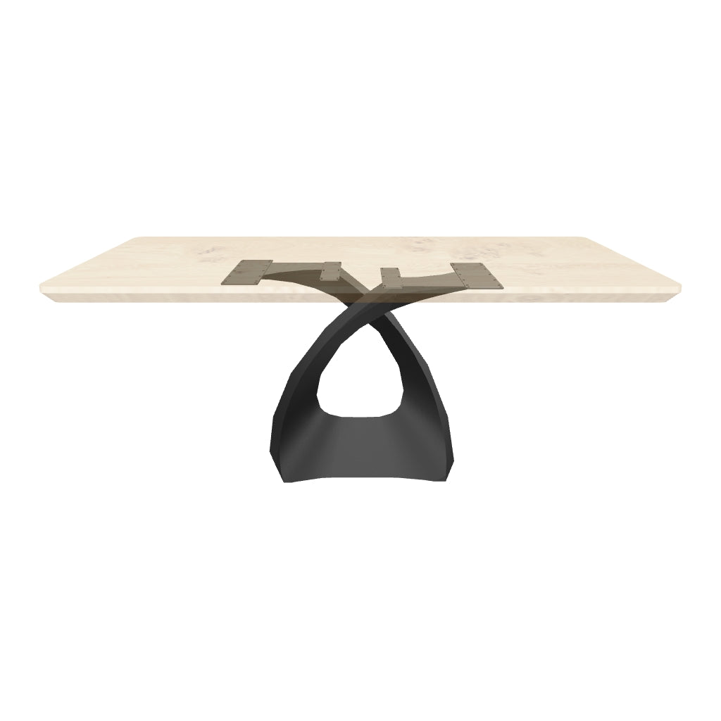 Table Base 307S Handmade Silver Tulip Design Furniture