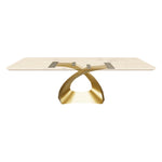 Gold Table Base 28" H for Custom Furniture - 307 Tulipe
