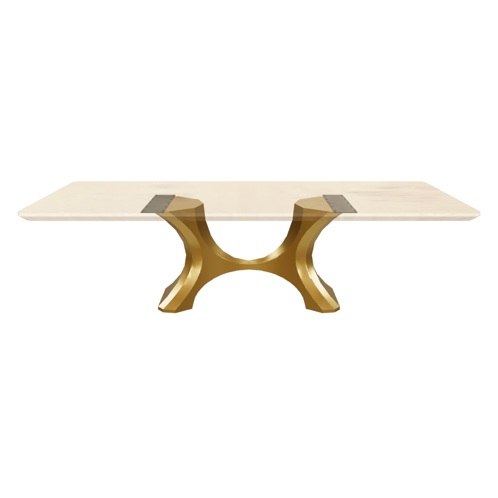 Gold Table Base 310 Hoshi 28H Luxurious Furniture