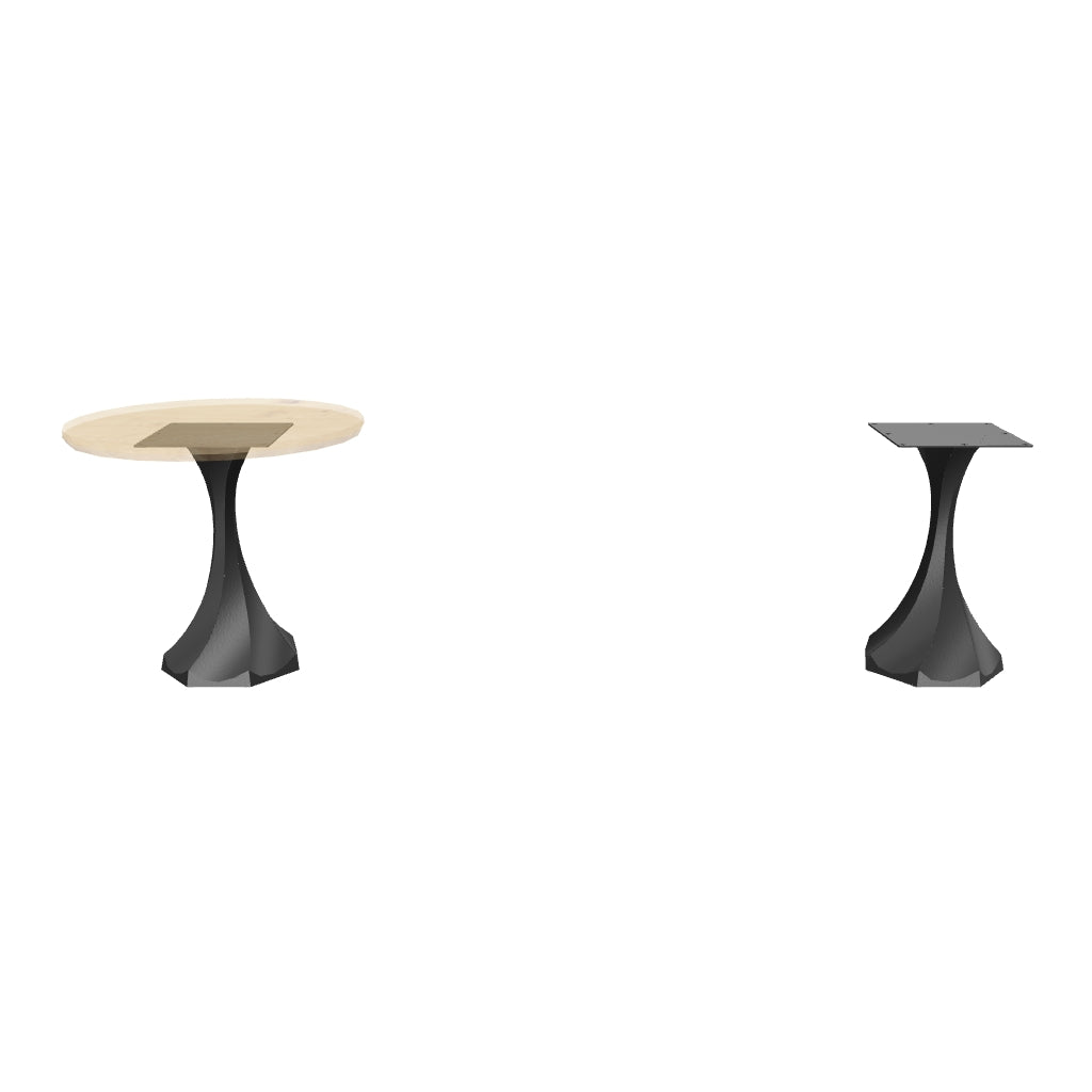 311S Lithe 28" Tulip Dining Table Base - Small