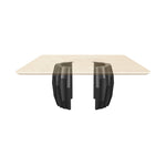 Black Metal Table Base 312 Tulipe 28" H – Minimalist modern pedestal base handcrafted from heavy-duty powder-coated steel in matte black. This sculptural metal dining base features a unique hollow design for gravel-filling to maximize stability and a sturdy foundation (1,000 lbs capacity; 24.2"L x 10.6"W). A premium DIY steel table base engineered with a large 27.6" x 11" pre-drilled mounting plate to support a heavy live-edge tabletop, marble slab, or wood dining top.
