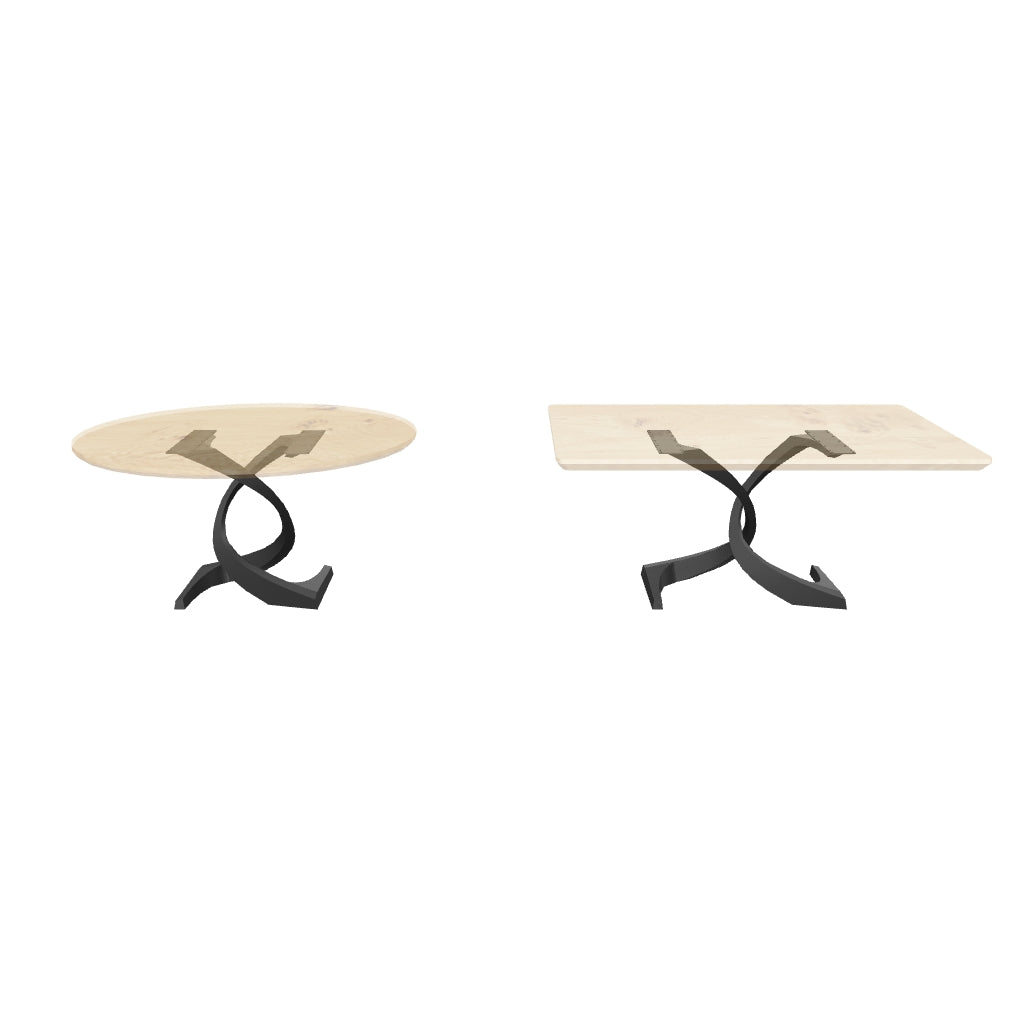 Table Base 315 Mamba 28H Large Metal Pedestals