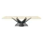 Table Base 324 Kruna 28H for Woodworking, Live Edge Top