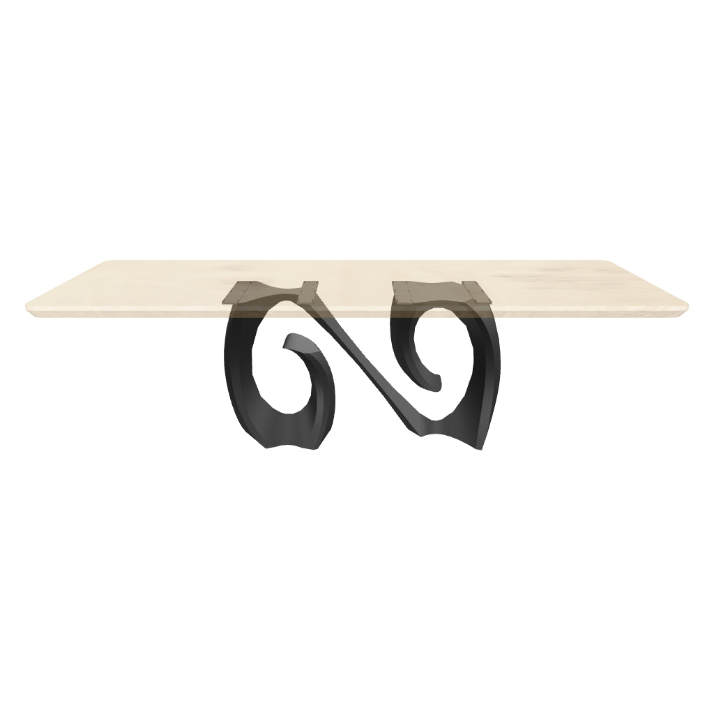 Table Base 327 Cling 28H Metal DIY for Woodworking