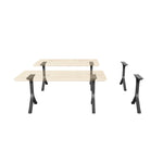 Furniture Legs 401 Wishbone 28H Modern Metal Dining Table Legs
