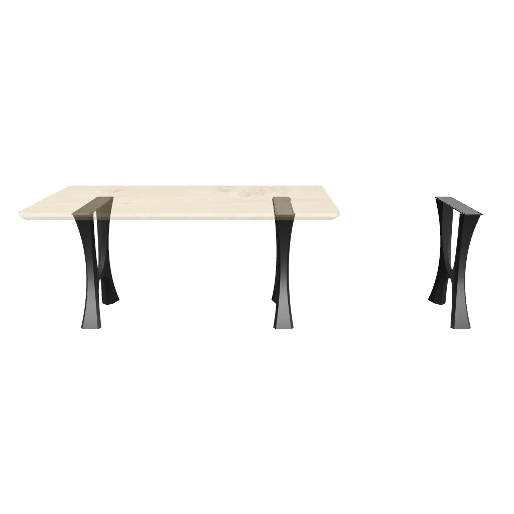Table Legs 405 Haru 28H Metal Dining Furniture Legs