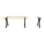 Table Legs 414 Hatty 28H Modern Metal Table Legs
