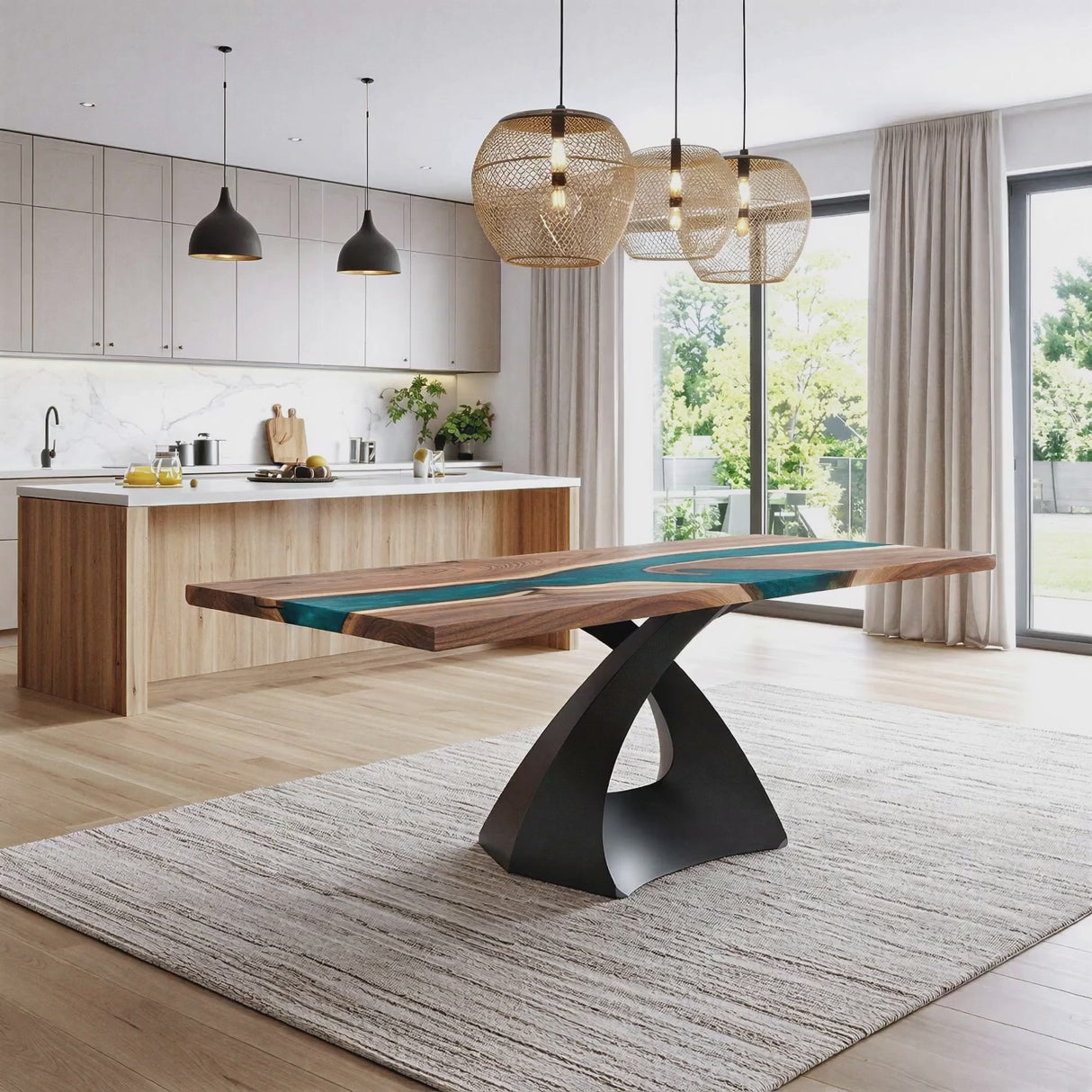 Table Base 323 Tulipe 28" H Metal Furniture for DIY Project