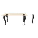 Desk Legs 502 Priya 28H Metal Dining Table Legs