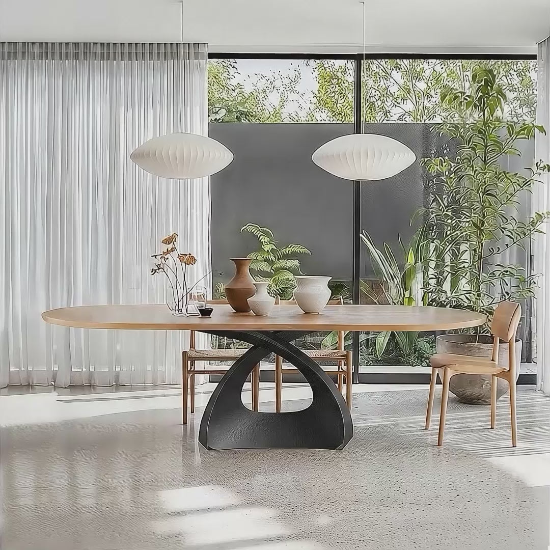 Metal Table Base 307 Tulipe dining table base mid century modern style for round tabletop video