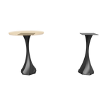 Metal counter table leg 609 | 624 | 625 Lithe 36" H AR