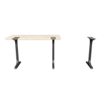 AR Product display of counter table and its 613 Wineglass 34" H detachable metal counter table legs on a white background.