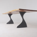 Metal Table Legs - 415 Botas - 22W, 28H inch - Set of 2 pcs round dining table desk legs woodwork steel table base handmade furniture iron table legs live edge hallway table wood table legs epoxy modern desk industrial & rustic style heavy duty