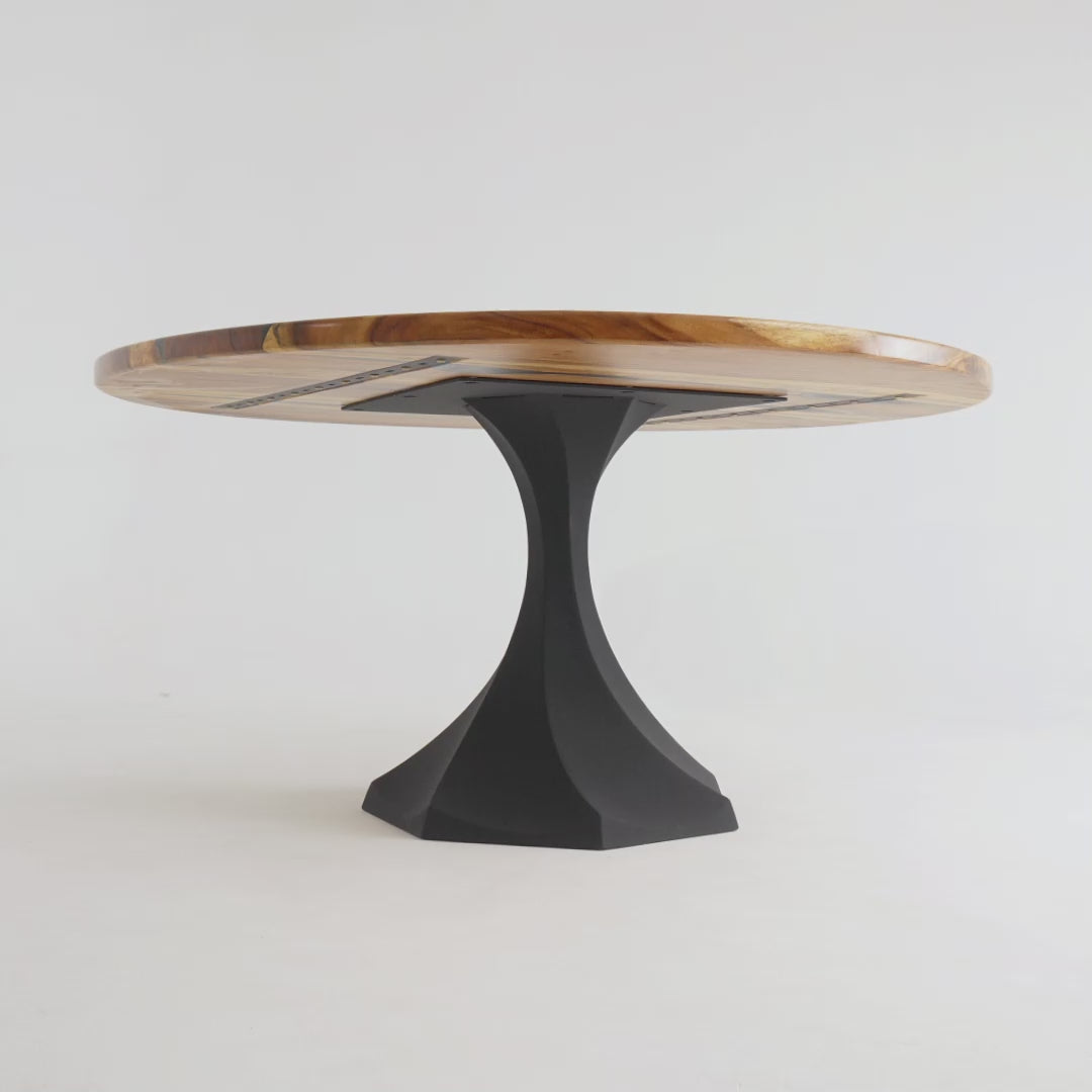 Metal Table Base - 321 Uzar2 - 20, 20, 28H inch dining table base tulip Pedestal table Base wooden metal diy table base farmhouse table legs wood table base home and living industrial and rustic style heavy duty