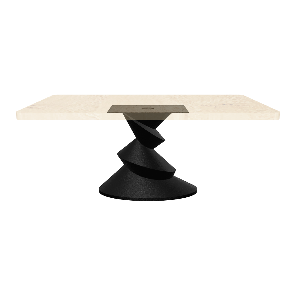 Dining Table Base 28.5" H Metal Furniture Legs for Living Space - 340 Horix