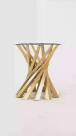 Gold Table Base 325 Filar 28H DIY Metal Furniture metal pedestal table base pedestal table base only pedestal table base metal table pedestal base metal dining table pedestal base