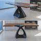 Metal Table Base - 307S Tulipe - 28H inch dining table base metal table base table legs mid century modern Mid Century round dining table furniture legs desk oval pedestal table Kitchen and Dining Pedestal Table Base home and living industrial and rustic style heavy duty
