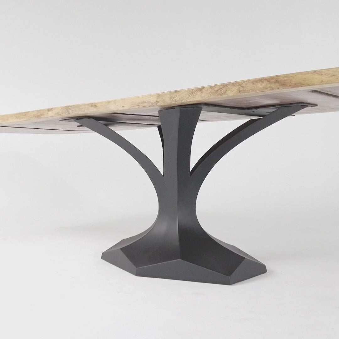 Metal Table Base - 304 Dentro - 31, 22, 28H inch table base table legs tulip table base for table top pedestal base furniture legs steel table base handmade furniture oval dining table Glass Table Base trestle table base home and living industrial and rustic style heavy duty