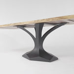 Metal Table Base - 304 Dentro - 31, 22, 28H inch table base table legs tulip table base for table top pedestal base furniture legs steel table base handmade furniture oval dining table Glass Table Base trestle table base home and living industrial and rustic style heavy duty