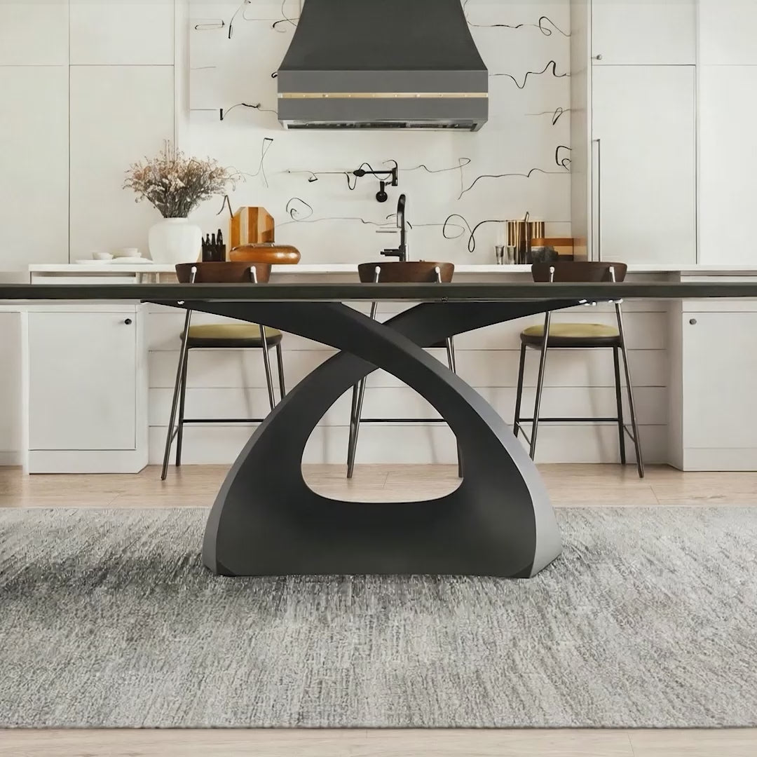 307 Tulipe 28" H Industrial Metal Table Base