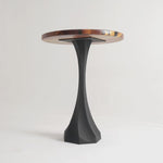 Metal Table Legs of FlowyLine - Good option for DIY easy furniture feet epoxy live edge top with steel. Product is Handmade with iron and powder coating - Free shipping - Returns & exchanges within 14 days, black pedestal curved industrial dining desk custom console frame replacement Dining modern mid century design