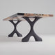 Furniture Legs 120 Xavier 16H Metal X-shaped Dining Table Legs table legs metal dining table legs dining table with metal legs metal legs for dining table