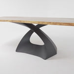 Metal Table Base - 307 Tulipe - 28H inch dining table base metal table base table legs mid century modern Mid Century round dining table furniture legs desk oval pedestal table Kitchen and Dining Pedestal Table Base home and living industrial and rustic style heavy duty