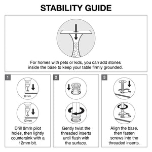 Bar Table Base 626/627 Lithe 40" H Industrial Style