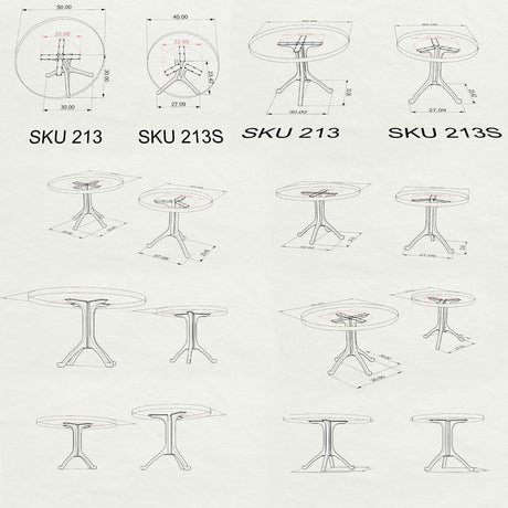 Table Base 213S Wishbone 28H for Round Dining Tabletop table base metal table base dining table base table base only