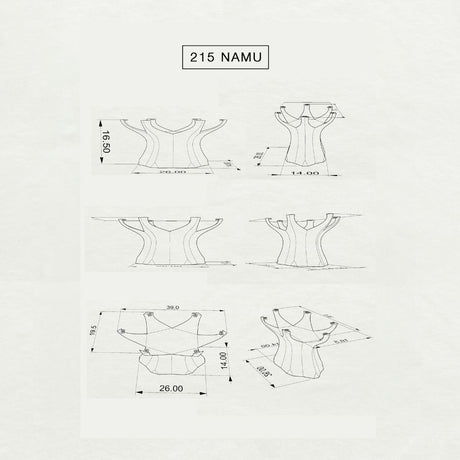 technical drawing of table base with measurements