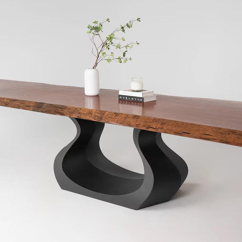 Metal Table Base - 301 Uilani - 23, 39, 28H inch metal table legs for table wood table Base round Pedestal table Base wooden metal steel glass table base trestle table base home and living industrial and rustic style heavy duty