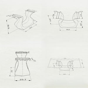 Metal Table Base - 301 Uilani - 23, 39, 28H inch metal table legs for table wood table Base round Pedestal table Base wooden metal steel glass table base trestle table base home and living industrial and rustic style heavy duty