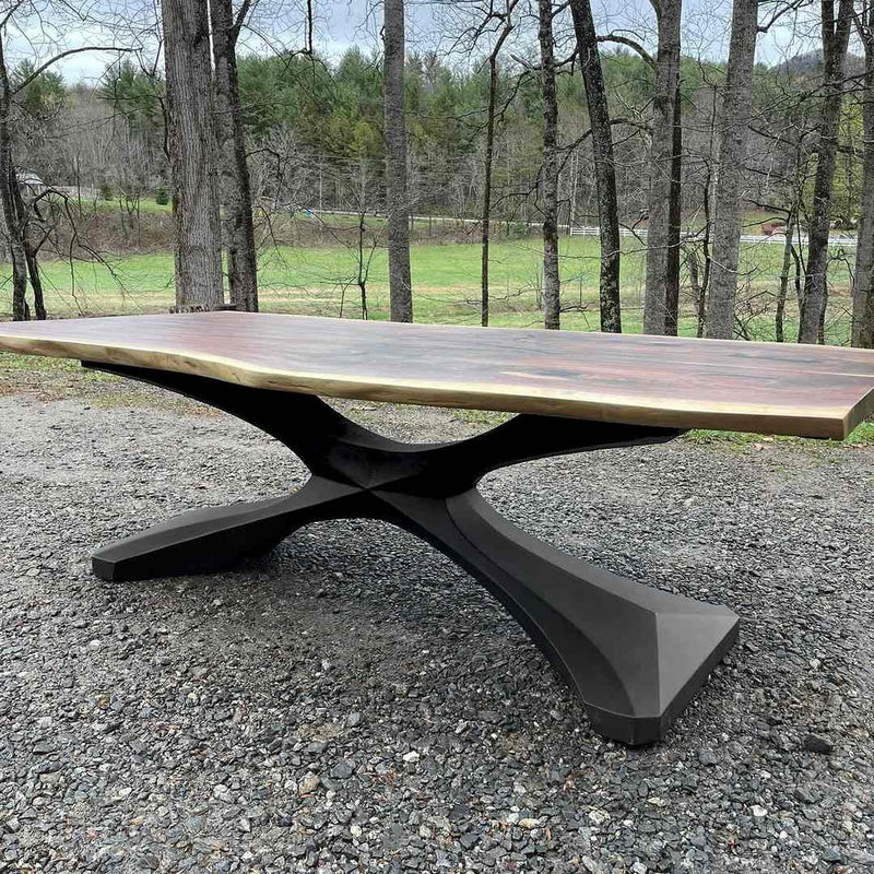 Metal Table Base 306 Xerxes dining table steel table base mid century modern iron table base flowyline design table legs pedestal table base coffee round base for table top