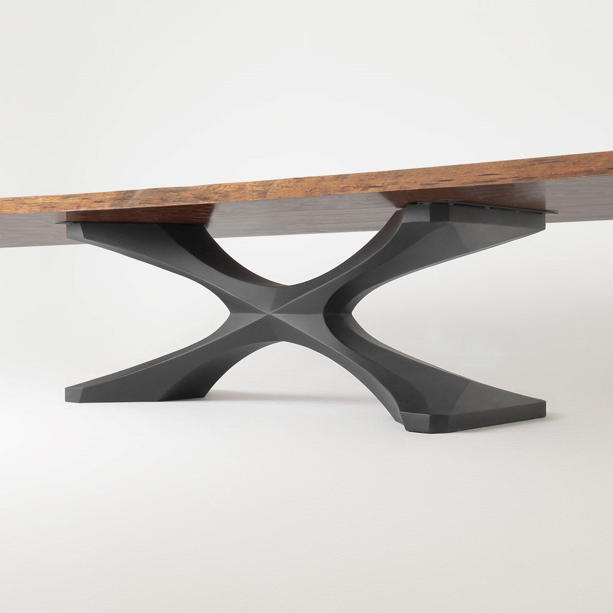 Table Base 306 Xerxes 28H Metal with X-Sharp Legs; base for glass dining table; base for glass table; table base for glass top; dining table base for glass top; glass dining table base;