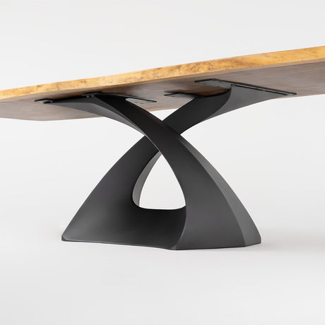 Metal Table Base - 307 Tulipe - 28H inch dining table base metal table base table legs mid century modern Mid Century round dining table furniture legs desk oval pedestal table Kitchen and Dining Pedestal Table Base home and living industrial and rustic style heavy duty