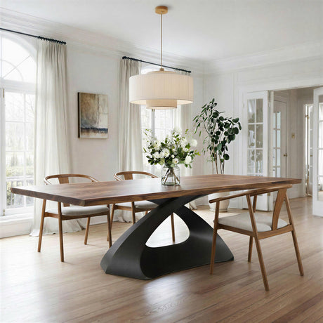 Metal Table Base - 307 Tulipe - 28H inch dining table base metal table base table legs mid century modern Mid Century round dining table furniture legs desk oval pedestal table Kitchen and Dining Pedestal Table Base home and living industrial and rustic style heavy duty