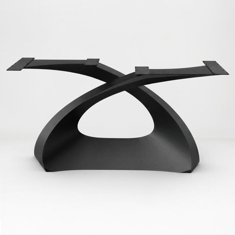 Metal Table Base - 307 Tulipe - 28H inch dining table base metal table base table legs mid century modern Mid Century round dining table furniture legs desk oval pedestal table Kitchen and Dining Pedestal Table Base home and living industrial and rustic style heavy duty