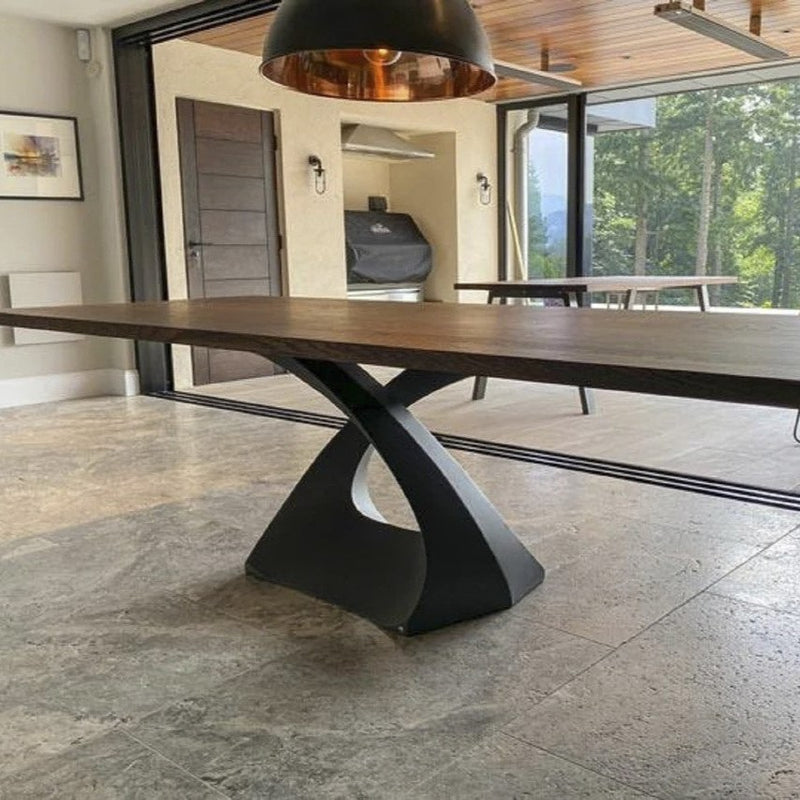 Metal Table Base 307 Tulipe dining table base mid century modern style for round tabletop