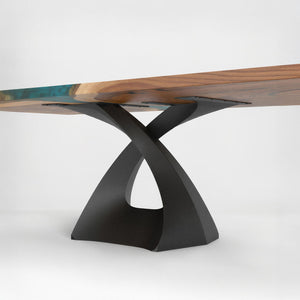 Metal Table Base 307S Tulipe dining table base mid century modern style for round tabletop