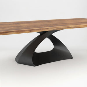 Metal Table Base - 307 Tulipe - 28H inch dining table base metal table base table legs mid century modern Mid Century round dining table furniture legs desk oval pedestal table Kitchen and Dining Pedestal Table Base home and living industrial and rustic style heavy duty