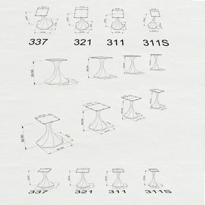 Table Base 311 Lithe 28H Tulip Metal Design Furniture table legs table base furniture legs mid century modern base for table top pedestal table base Round dining and kitchen side table Round Dining Base living room glass table base home and living industrial and rustic style heavy duty