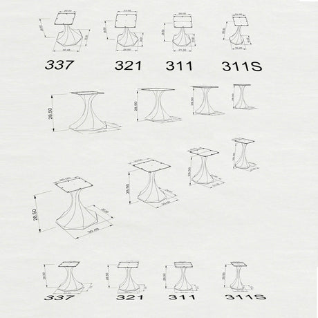 Table Base 311 Lithe 28H Tulip Metal Design Furniture table legs table base furniture legs mid century modern base for table top pedestal table base Round dining and kitchen side table Round Dining Base living room glass table base home and living industrial and rustic style heavy duty