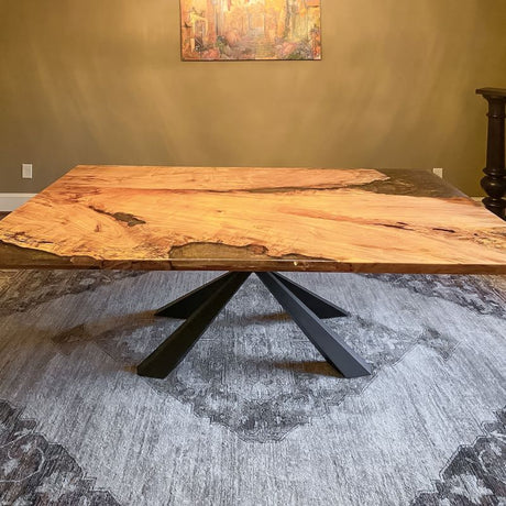 Metal Table Base - 313 Summa - 43, 20, 28H inch dining table base coffee Pedestal base base for table top tulip table base steel side table granite iron trestle table base home and living industrial and rustic style heavy duty
