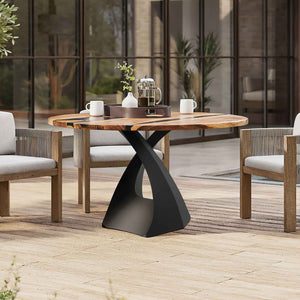 Metal Table Base 316 Tulipe dining table base tulip Pedestal table Base wooden metal diy table base farmhouse table legs wood table base home and living industrial and rustic style heavy duty