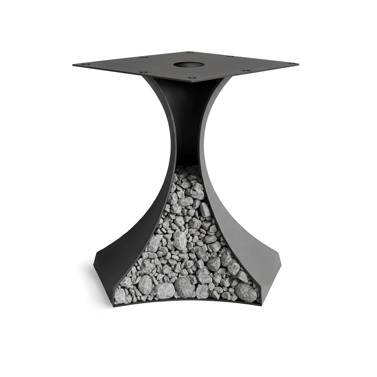 Table Base 321 Lithe 28H Metal Tulip Furniture Design table base metal table base dining table base table base only round table base round table base only metal base dining table