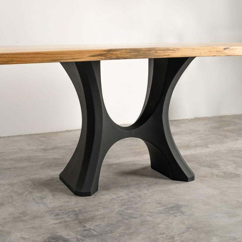 Table Base 322 Haru 28H Metal Furniture Legs; dining table base only; dining table base; table base only; modern dining table base;